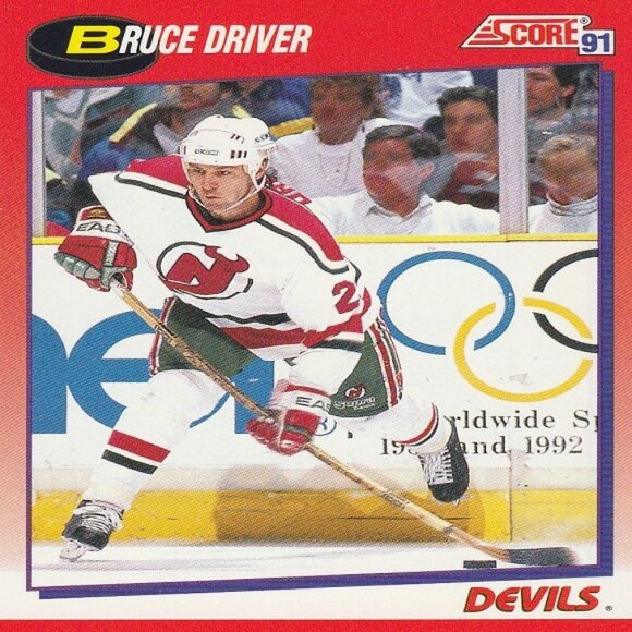 Bruce Driver New Jersey Devils NHL Hockey Card Collection - 8 Card Set - Picture 8 of 9